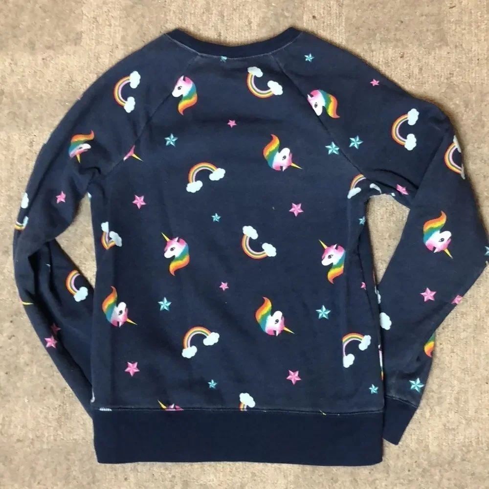 Rainbows & Unicorns and Stars Oh My! Kids Sweatshirt. - Picture 4 of 4